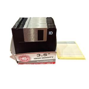 NWB 3.5" High Density PC Formatted PC Disc (19 Total) with Labels